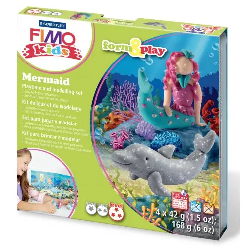 FIMO Staedtler Sada Fimo kids Form & Play Mořské víly