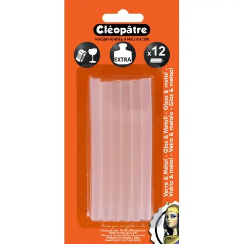 Cleopatre Náplně do tavné pistole EXTRA STRONG na sklo 12ks