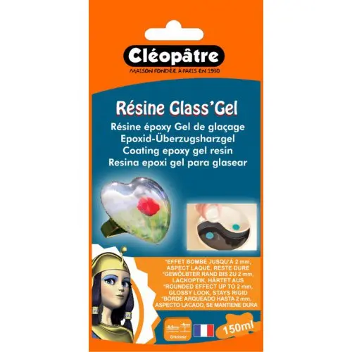 Cléopatre Křišťálová pryskyřice pro glazurování Glass Lack 150ml - 1 ks