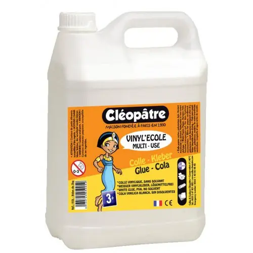 Cleopatre Bílé PVA lepidlo CLEOPATRE VINYLECOLE 5 Kg