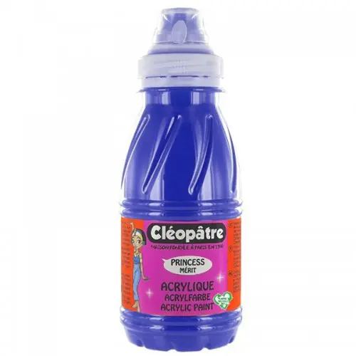 Cleopatre Akrylová barva CLEOPATRE 250 ml ULTRAMARÍNOVÁ MODRÁ