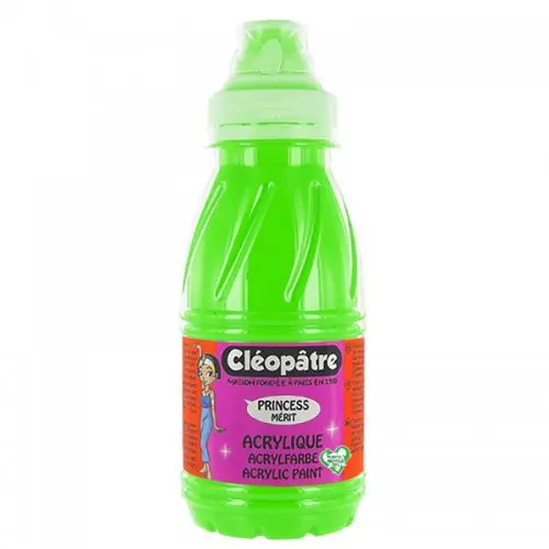 Cleopatre Akrylová barva CLEOPATRE 250 ml ZELENÁ