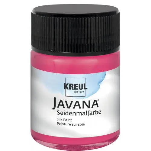 Kreul Barva na hedvábí JAVANA 50 ml VÍNOVÁ ČERVENÁ