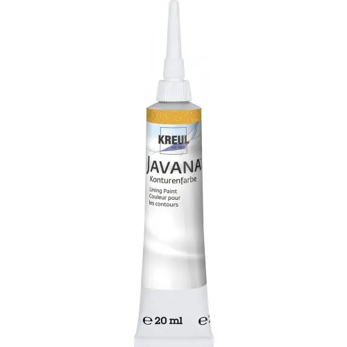 Kreul Kontura barevná JAVANA 20 ml perleťová zlatá