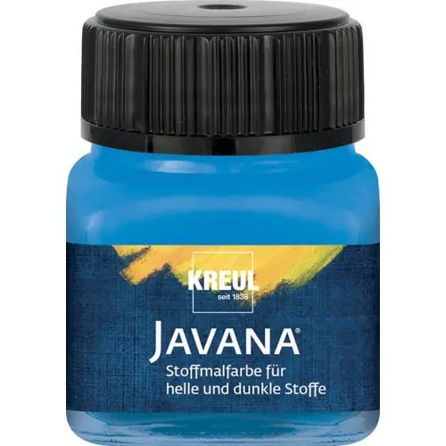 Kreul Barva na světlý a tmavý textil JAVANA 20 ml MODRÁ