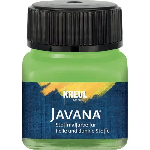 Kreul Barva na světlý a tmavý textil JAVANA 20 ml ZELENÁ