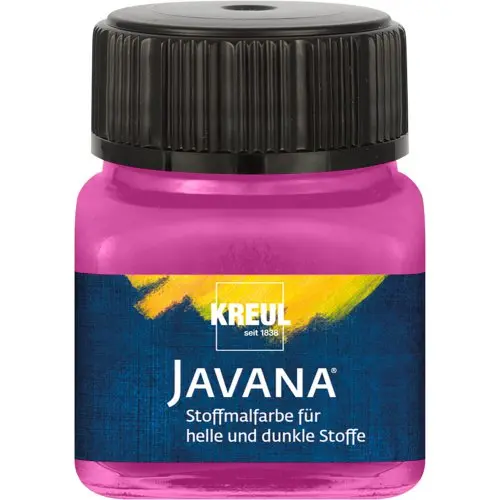 Kreul Barva na světlý a tmavý textil JAVANA 20 ml MAGENTA