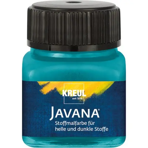 Kreul Barva na světlý a tmavý textil JAVANA 20 ml TYRKYSOVÁ