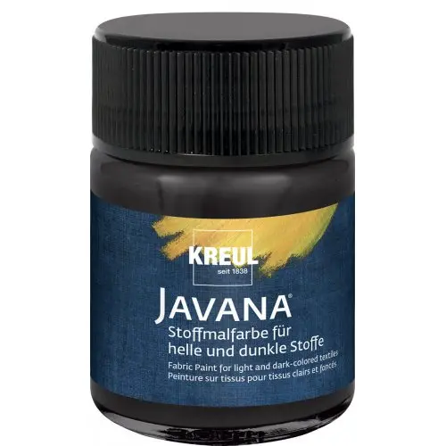 Barva na světlý a tmavý textil Javana – 61 Black