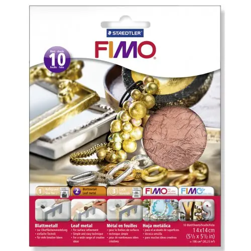 Staedtler FIMO metalické plátky měděný, 10 ks