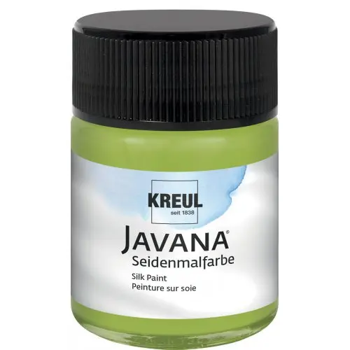 Kreul Barva na hedvábí JAVANA 50 ml MÁJOVÁ ZELENÁ