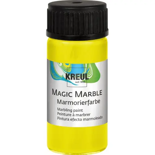 Kreul Mramorovací barva Magic Marble 20 ml NEONOVÁ ŽLUTÁ