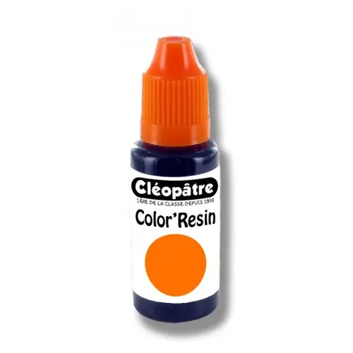 Cleopatre Barevná pryskyřice ORANŽOVÁ - transp. barvivo pro pryskyřice 15 ml