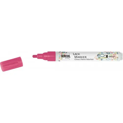 Kreul Lakový popisovač  medium NEONOVÁ RŮŽOVÁ