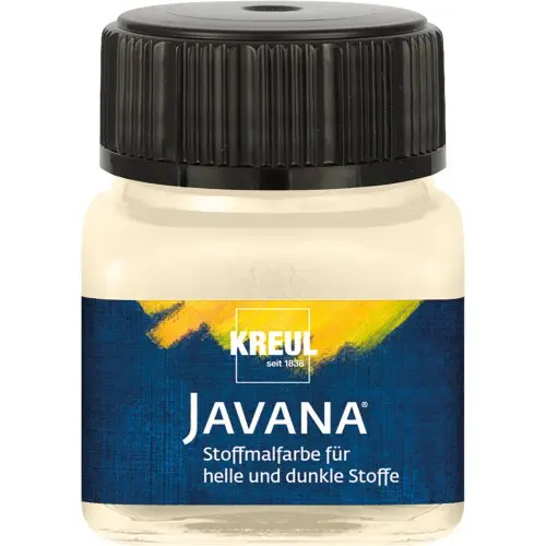 Kreul Barva na světlý a tmavý textil JAVANA 20 ml VANILKOVÁ