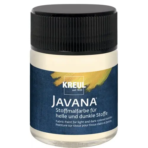 Kreul Barva na světlý a tmavý textil JAVANA 50 ml VANILKOVÁ