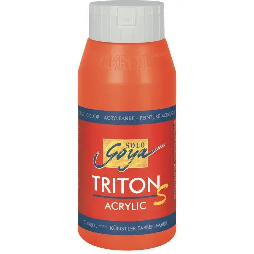 Solo Goya Akrylová barva TRITON SOLO GOYA lesk 750 ml ČERVENÁ
