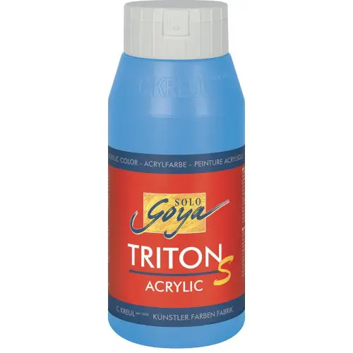 Solo Goya Akrylová barva TRITON SOLO GOYA lesk 750 ml SVĚTLÁ MODRÁ