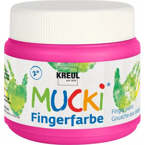 Mucki Prstová barva MUCKI 150 ml RŮŽOVÁ
