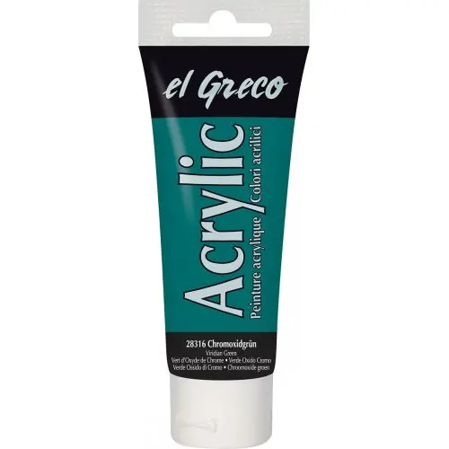 Kreul Akrylová barva EL GRECO 75 ml VIRIDIAN ZELENÁ