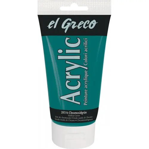 Kreul Akrylová barva EL GRECO 150 ml VIRIDIAN ZELENÁ