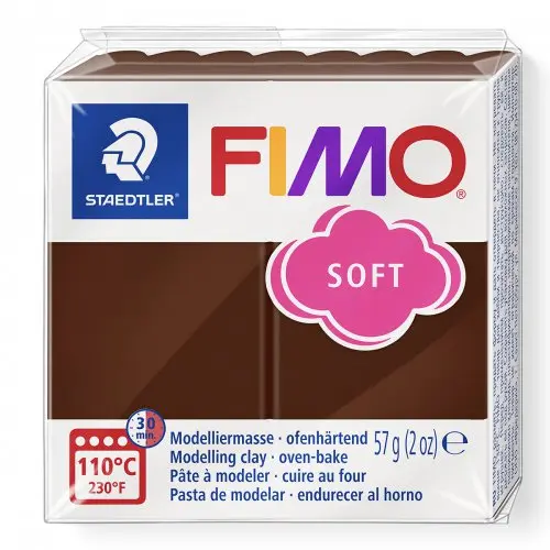 Staedtler FIMO Soft 57g (8020-75) čokoládová - 1 ks
