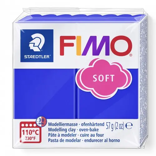 Staedtler FIMO soft 57g TMAVĚ MODRÁ