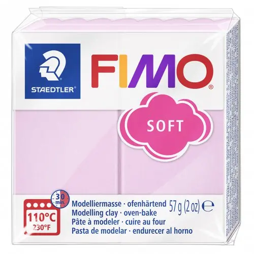 Staedtler FIMO soft 57g PASTEL RŮŽOVÁ RŮŽE