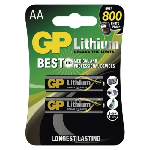 Lithiová Baterie GP AA - 2ks 1022000711
