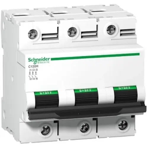 Jistič Schneider Electric Acti9 C120H 3P 100A B A9N18425