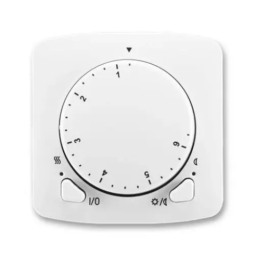 Termostat univerzální otočný ABB Tango bílá