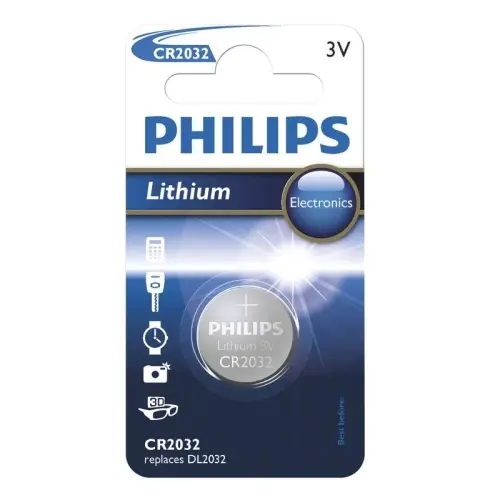 Baterie Philips Lithium CR2032 1 ks 3V