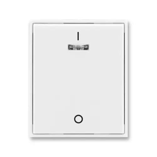 ABB Element,Time kryt vypínače bílá/bílá 3558E-A00933 03 s průzorem
