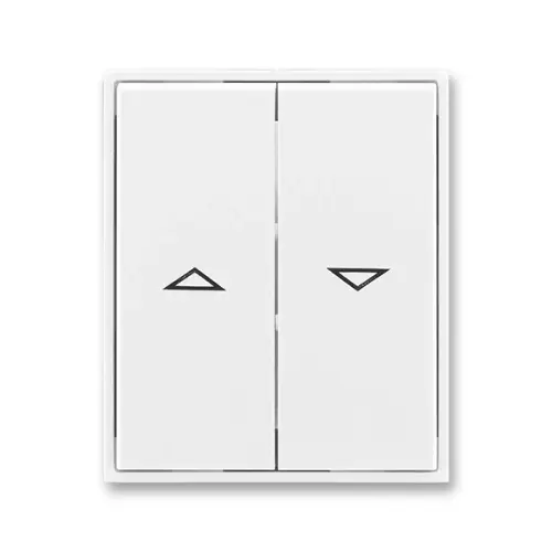 ABB Element,Time kryt spínače žaluziového bílá/bílá 3558E-A00662 03