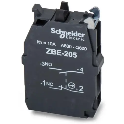 Schneider Electric Harmony spínací prvek 1NO+1NC ZBE205 spínací+rozpínací