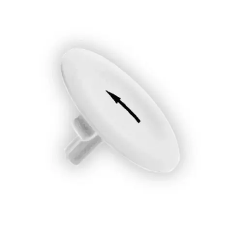 Schneider Electric Harmony hmatník bílý symbol šipka ZBA334