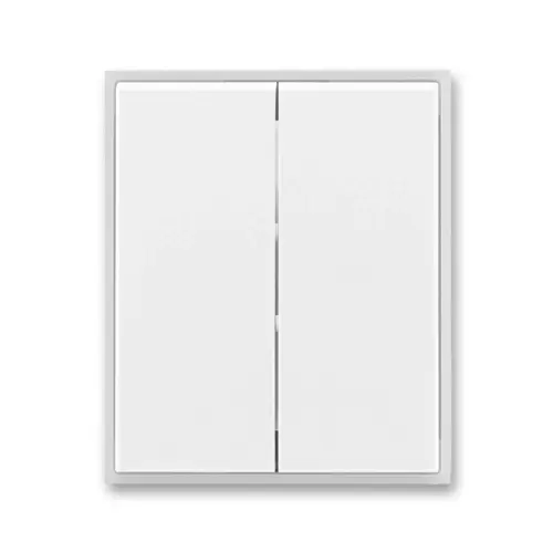 ABB Element,Time kryt vypínače dělený bílá/ledová bílá 3558E-A00652 01