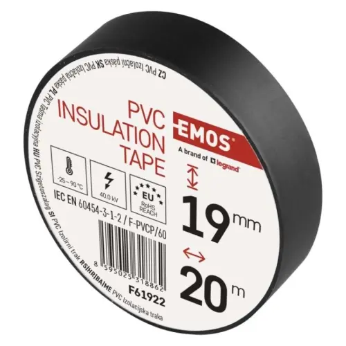Emos Páska izolační 19-20 černá