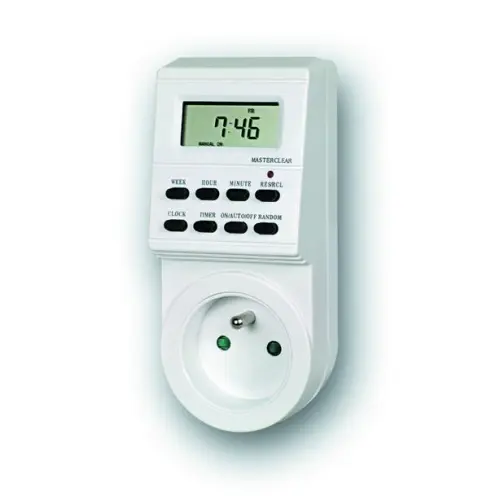 Spínací zásuvka/spínací hodiny ELEKTROBOCK ZSD 16 týdenní digitální