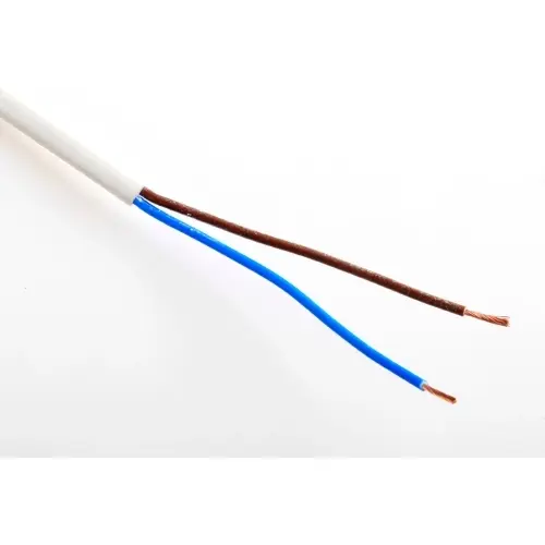 Kabel H03VV-F 2x0,5 dvojlinka bílá (CYLY 2Dx0,50) metráž