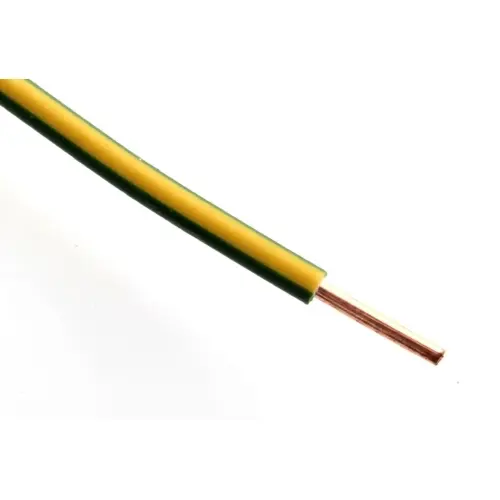 Vodič H05V-U 1 žlutozelená (CY 1) (100m)