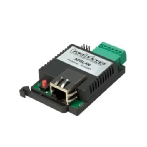 Bticino rozhraní Ethernet, osazeno adaptérem pro montáž na DIN BTAPSLAN