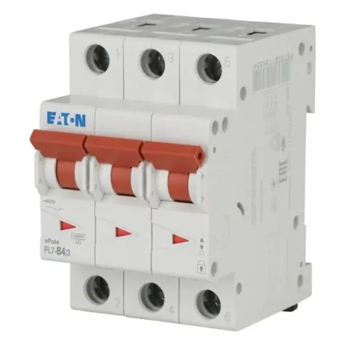 Jistič EATON PL7-4/3/B 4A PL7-B4/3 116709