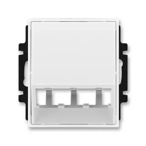 ABB Element,Time kryt LED osvětlení nebo datové zásuvky bílá/bílá 5014E-A00400 03 pro Panduit Mini-Com