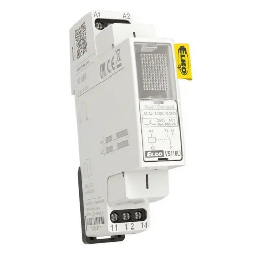 Spínací relé na DIN lištu VS116U 12–240 V AC/DC