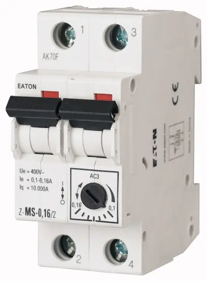 Motorový spouštěč EATON Z-MS-0,40/2 0,25-0,4A 248391