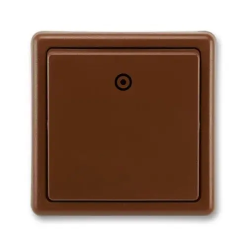 ABB Classic tlačítko č.1/0 hnědá 3553-80289 H3