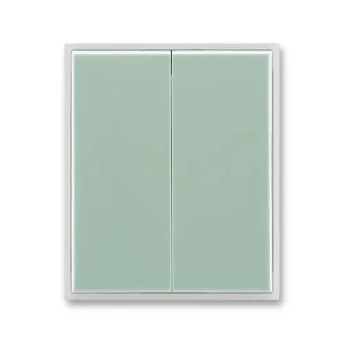 ABB Element kryt vypínače dělený agáve/ledová bílá 3558E-A00652 22