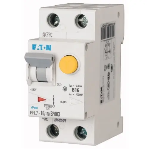 Chránič proudový s jištěním Eaton PFL7-16/1N/B/003-A-DE