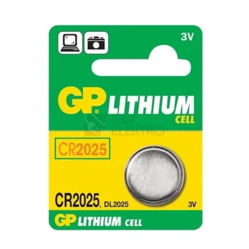GP Batteries GP Lithiová knoflíková baterie GP CR2025, blistr 1042202515